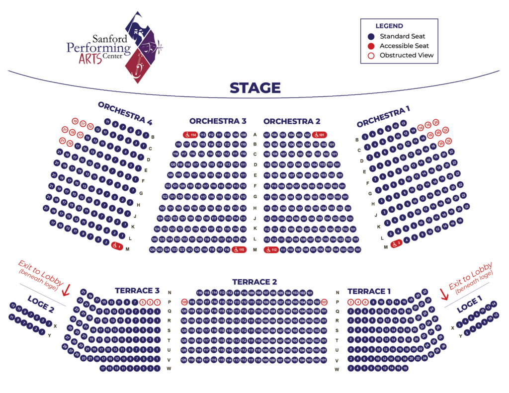 Springs Performing Arts Center Seating Chart